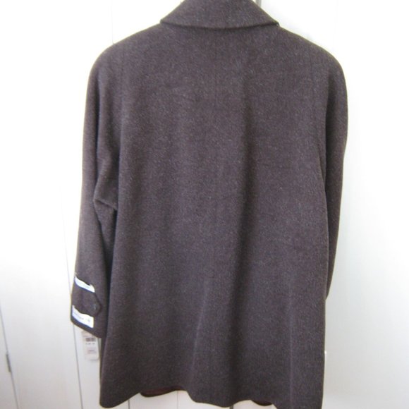 NWT Jones New York Greige Mohair Blend Coat - Picture 2 of 7